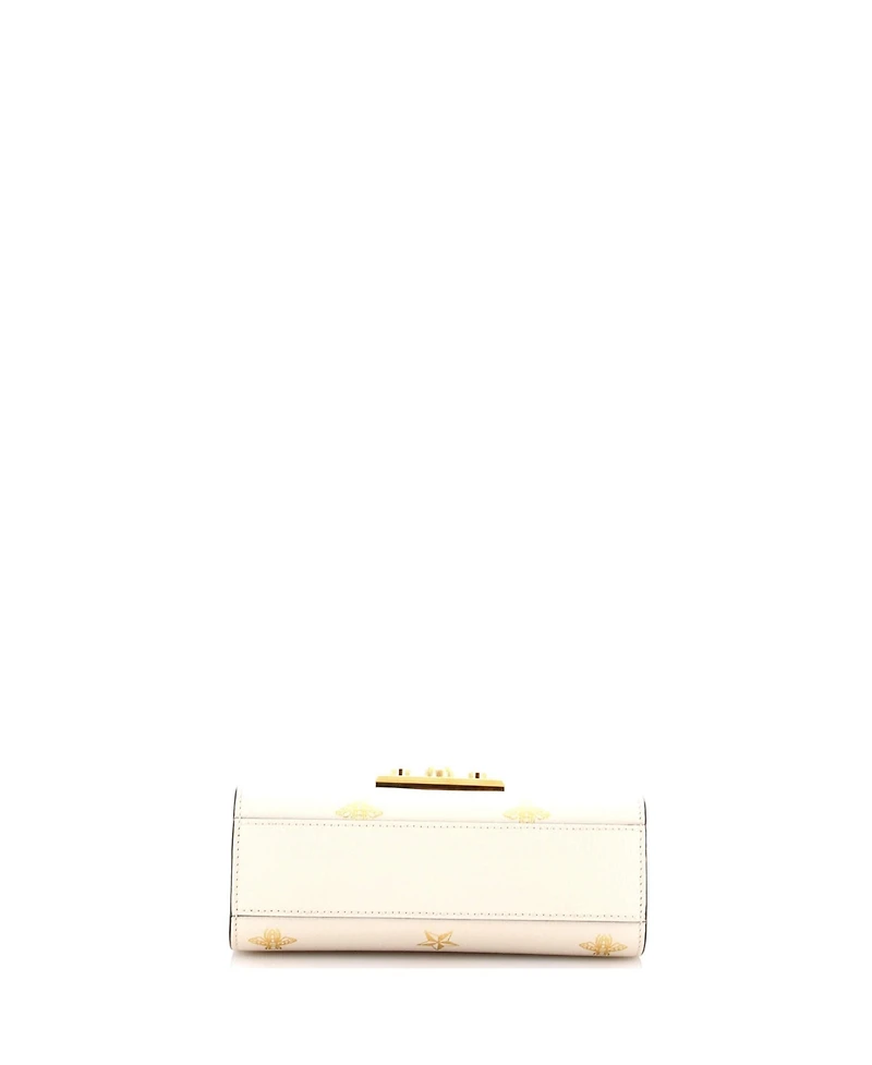 Pre-Owned Gucci Small Padlock Shoulder Bag Printed Leather