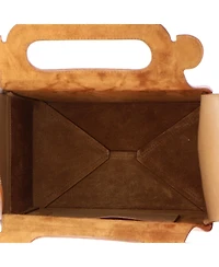 Pre-Owned Saint Laurent Take-Away Box Bag Monogram All Over Leather