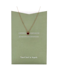 Pre-Owned Van Cleef & Arpels Sweet Alhambra Heart Pendant Necklace