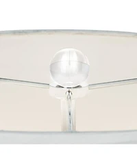 Vienna Full Spectrum Modern Table Lamp High with Usb Dimmer Stacked Crystal Spheres Drum Shade for Bedroom Living Room Desk Bedside