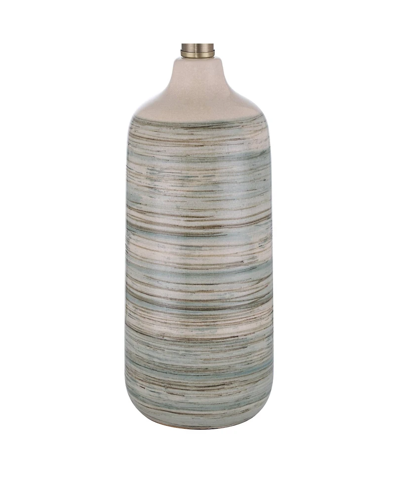 360 Lighting Kayla 23 1/2" High Small Modern Coastal Accent 3-Way Table Lamp Ceramic Single Living Room Bedroom (Colors May Vary)