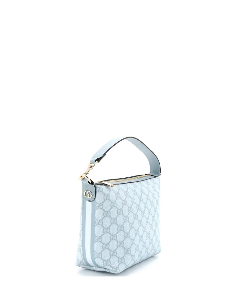 Pre-Owned Gucci Super Mini Ophidia Zip Shoulder Bag Gg Coated Canvas