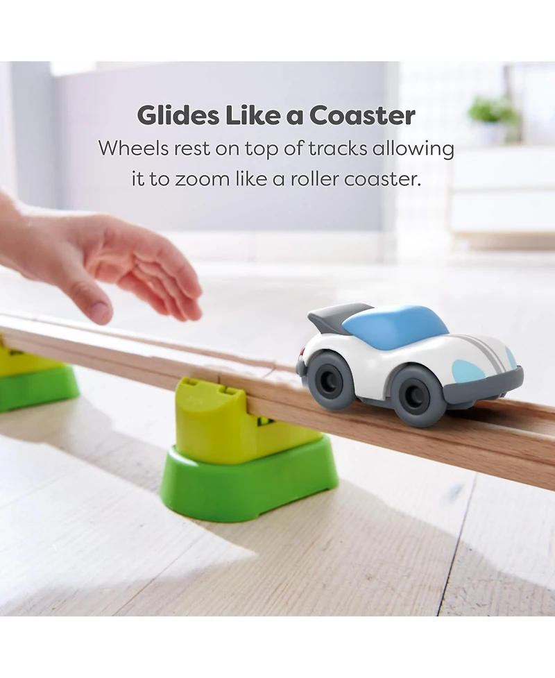 Haba Cars Race Car Bundle - Includes 4 Speedsters with Momentum Motors