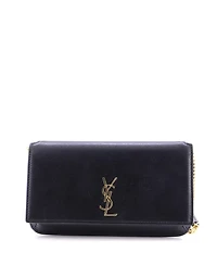 Pre-Owned Saint Laurent Classic Monogram Phone Holder Shoulder Bag Leather