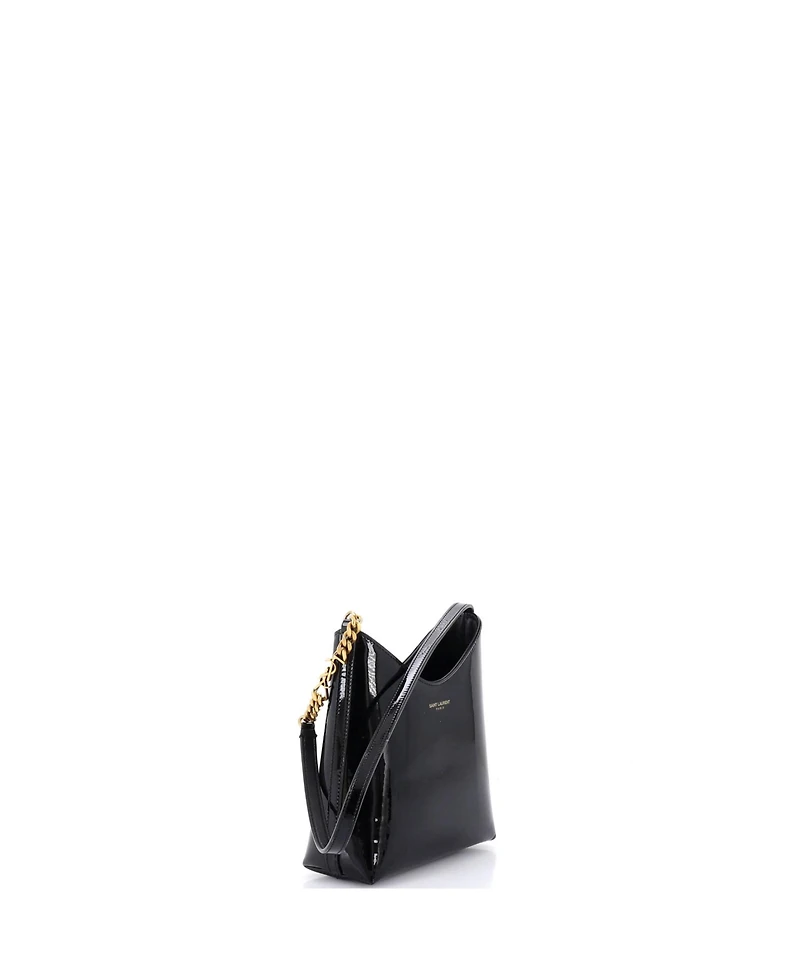 Pre-Owned Saint Laurent Mini Rendez-Vous Shoulder Bag Patent