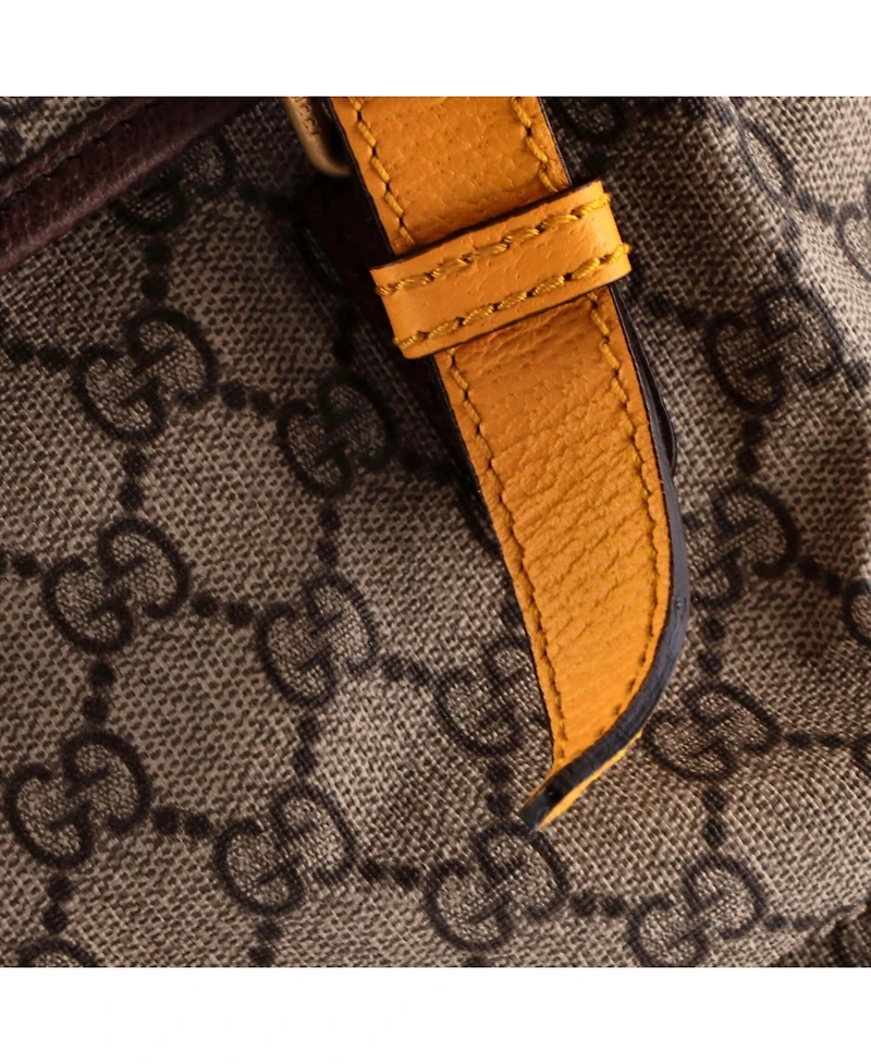 Pre-Owned Gucci Large Courrier Soft Backpack Gg Coated Canvas