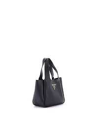 Pre-Owned Prada Mini Flou Dynamique Open Tote Vitello Daino
