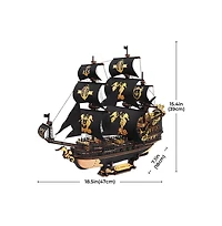 Flash Popup 3D Puzzle Pirate Ship Seahorse 603pcs Diy