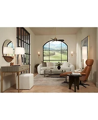 Possini Euro Design Arrista Modern 63" Tall Standing Floor Lamp Cylinder Foot Switch Wood Wash Finish Living Room Bedroom