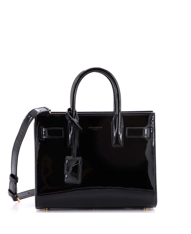 Pre-Owned Saint Laurent Nano Sac de Jour Bag Patent