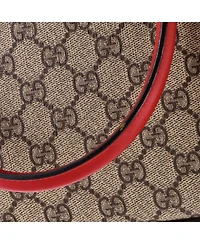 Pre-Owned Gucci Small Linea A Convertible Tote Gg Coated Canvas and Leather