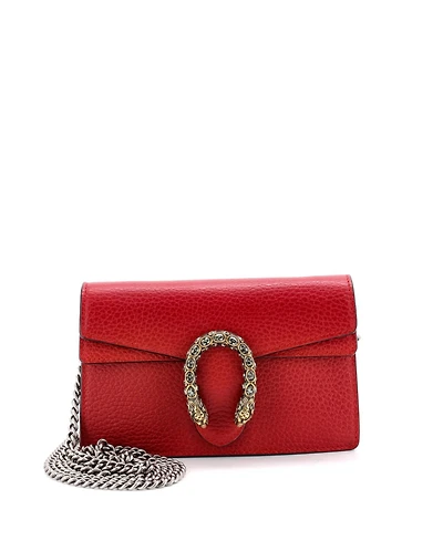 Pre-Owned Gucci Super Mini Dionysus Bag Leather