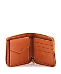 Pre-Owned Hermes Zipengo Ii Chaine d'Ancre Zip Wallet Leather