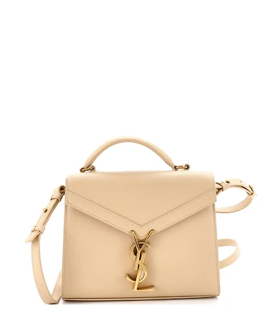 Pre-Owned Saint Laurent Mini Cassandra Top Handle Bag Leather