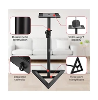 Pyle Speaker Stand Pair of Sound Play 1 and 3 Holder