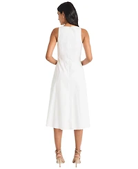 Maggy London Women's Fit and Flare Midi Dress