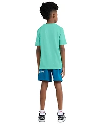 Jordan Boys' 8-20 Jumpman Grid Blur Crewneck T-Shirt