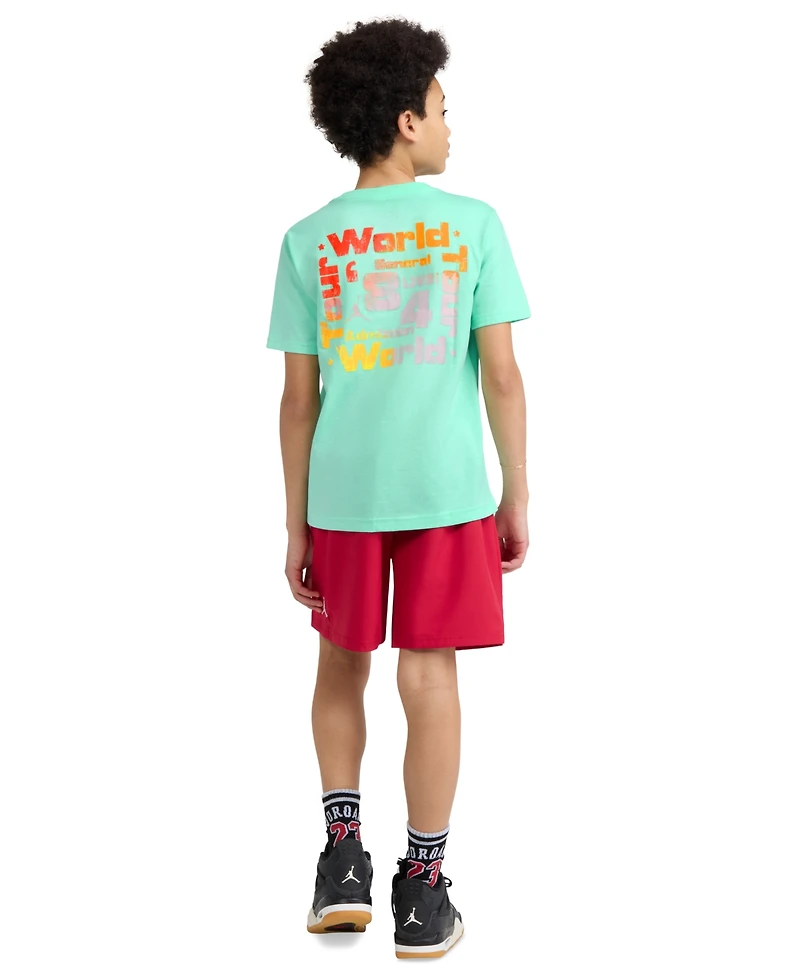 Jordan Boys' 8-20 World Tour Short-Sleeve T-Shirt