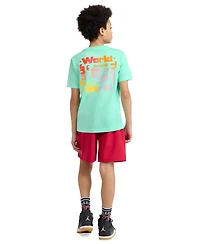 Jordan Boys' 8-20 World Tour Short-Sleeve T-Shirt