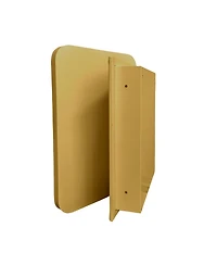 Busdays 16x24 Inch Recessed Metal Framed Cabinet with Mirror and Adjustable Shelves Wall Mirror with Storage for Bathroom.