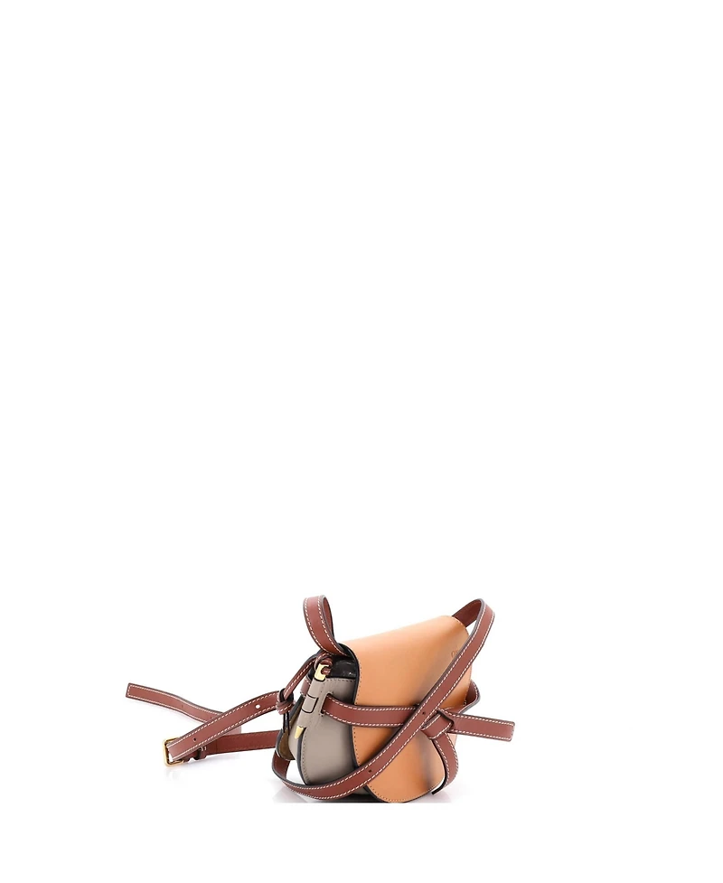 Pre-Owned Loewe Small Gate Shoulder Bag Leather