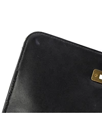 Pre-Owned Versace Medium Medusa Padlock Icon Flap Bag Quilted Leather