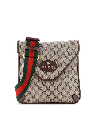 Pre-Owned Gucci Medium Neo Vintage Envelope Messenger Gg Coated Canvas