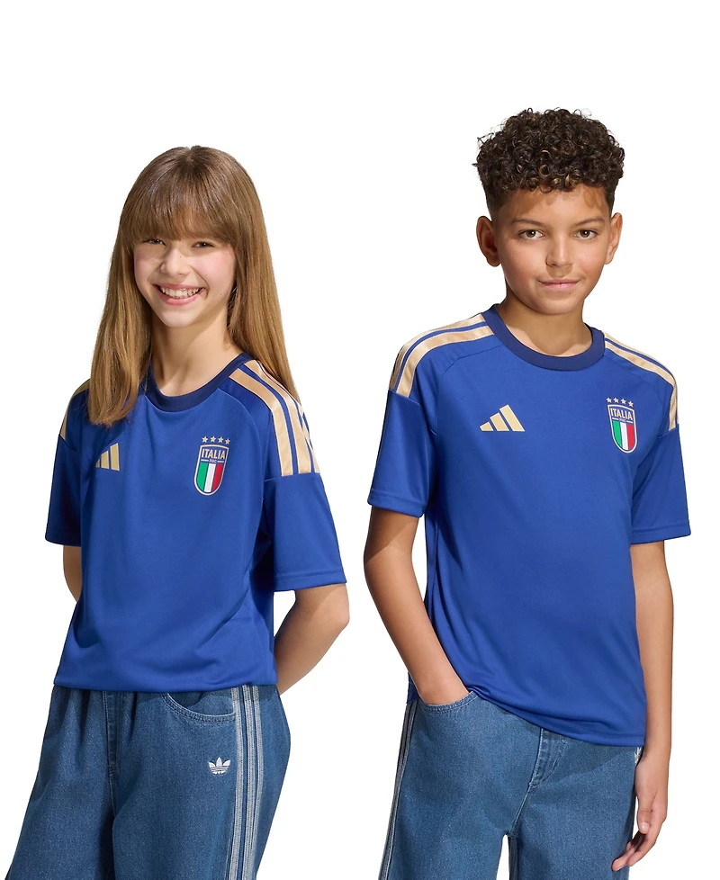 adidas Big Boys' and Girls' Italy 26 Home Fan Jersey