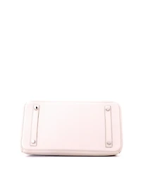 Pre-Owned HERMES Birkin 30 Handbag Light Togo with Palladium Hardware