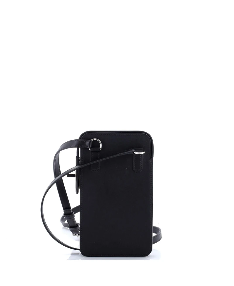 Pre-Owned HERMES Hac a Box Phone Case Tadelakt