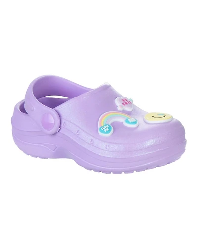 SweetHearts Little Girls Candy & Rainbow Design Clogs (Toddler)