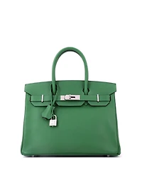 Pre-Owned Hermes Birkin 30 Handbag Epsom with Palladium Hardware