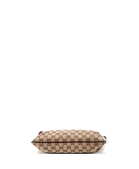 Pre-Owned Gucci Small Web Strap Messenger Bag Gg Canvas