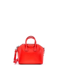 Pre-Owned Givenchy Mini Antigona Bag Glazed Leather