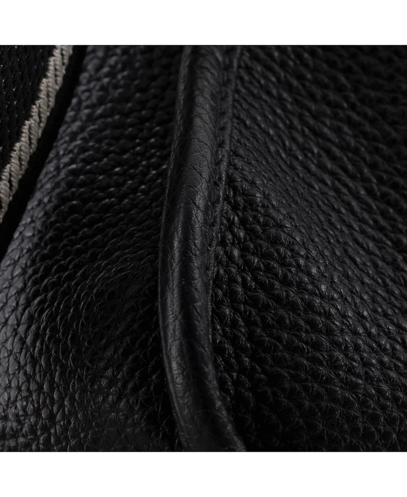 Pre-Owned Prada Medium Logo Strap Hobo Leather