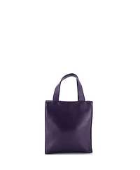 Pre-Owned Prada Mini Convertible Triangle Pocket Shopping Tote Nappa Leather