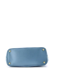 Pre-Owned Prada Medium Double Zip Lux Tote Saffiano Leather