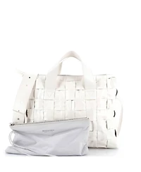 Pre-Owned Bottega Veneta Large Stretch Cassette Briefcase Maxi Intrecciato Leather