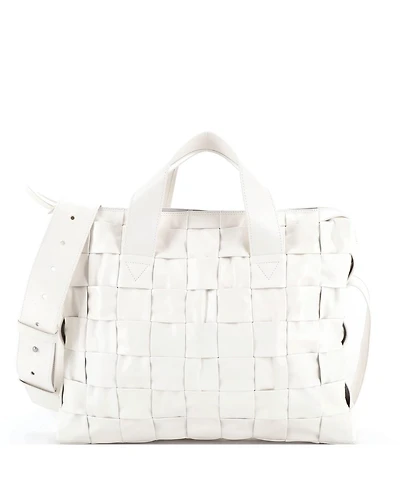 Pre-Owned Bottega Veneta Large Stretch Cassette Briefcase Maxi Intrecciato Leather