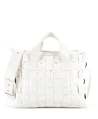 Pre-Owned Bottega Veneta Large Stretch Cassette Briefcase Maxi Intrecciato Leather