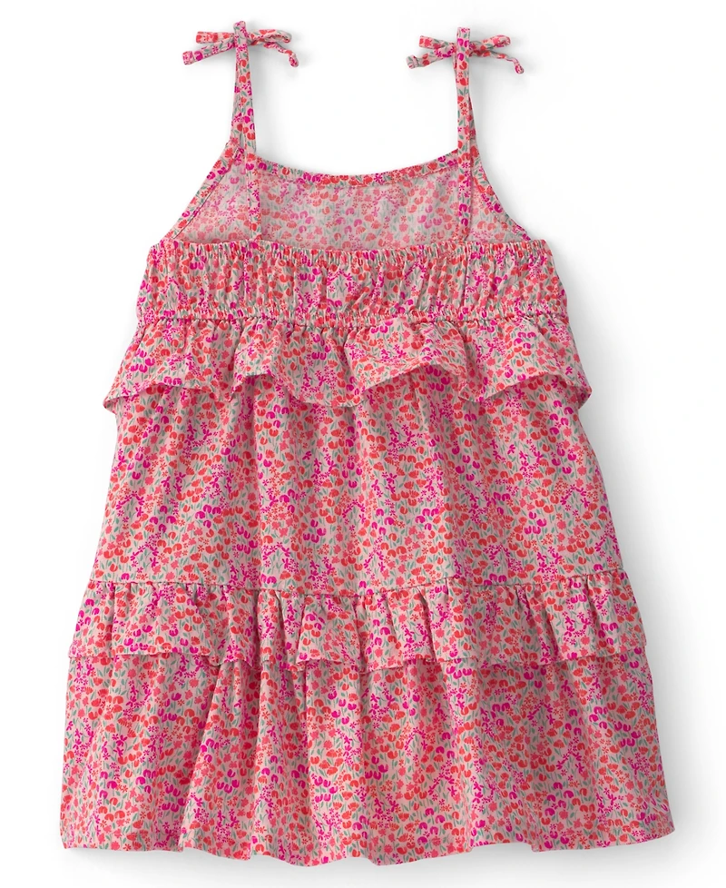 Carter's Girls' 2T-5T Floral Ruffle Tiered Dress