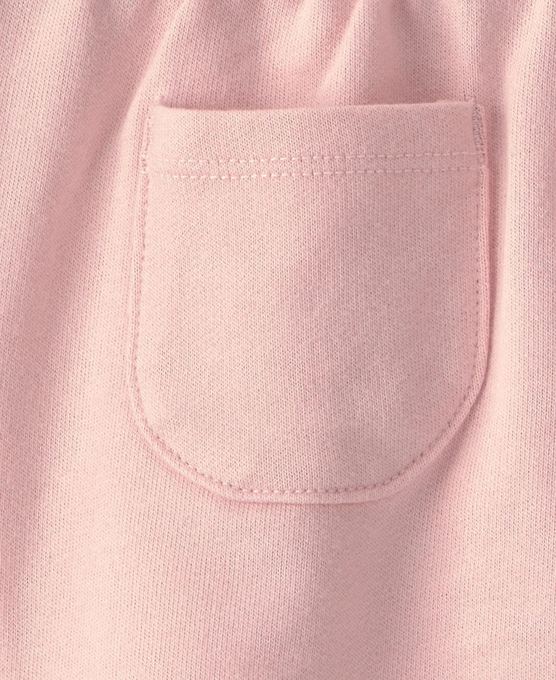 Carter's Girls' 2T-5T Floral Ruffle Top and Shorts, 2-Piece Set