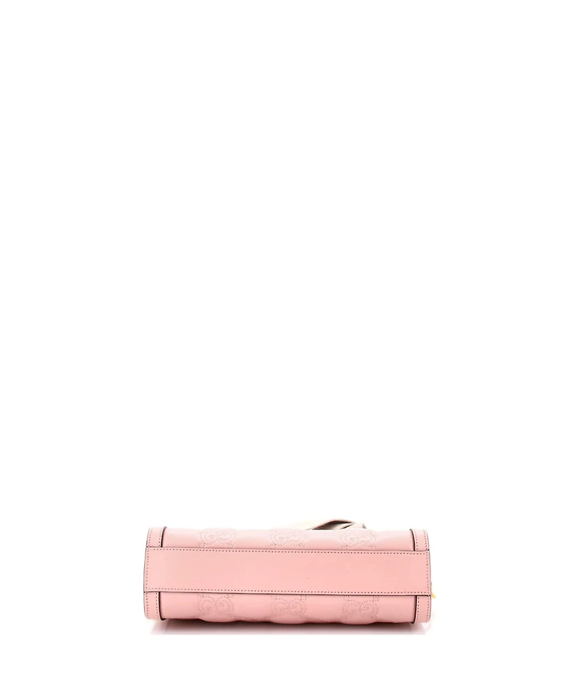 Pre-Owned Gucci Small Gg Shoulder Bag Gg Matelasse Leather