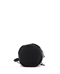 Pre-Owned Bottega Veneta Small Convertible Drawstring Bucket Bag Intrecciato Effect Jacquard