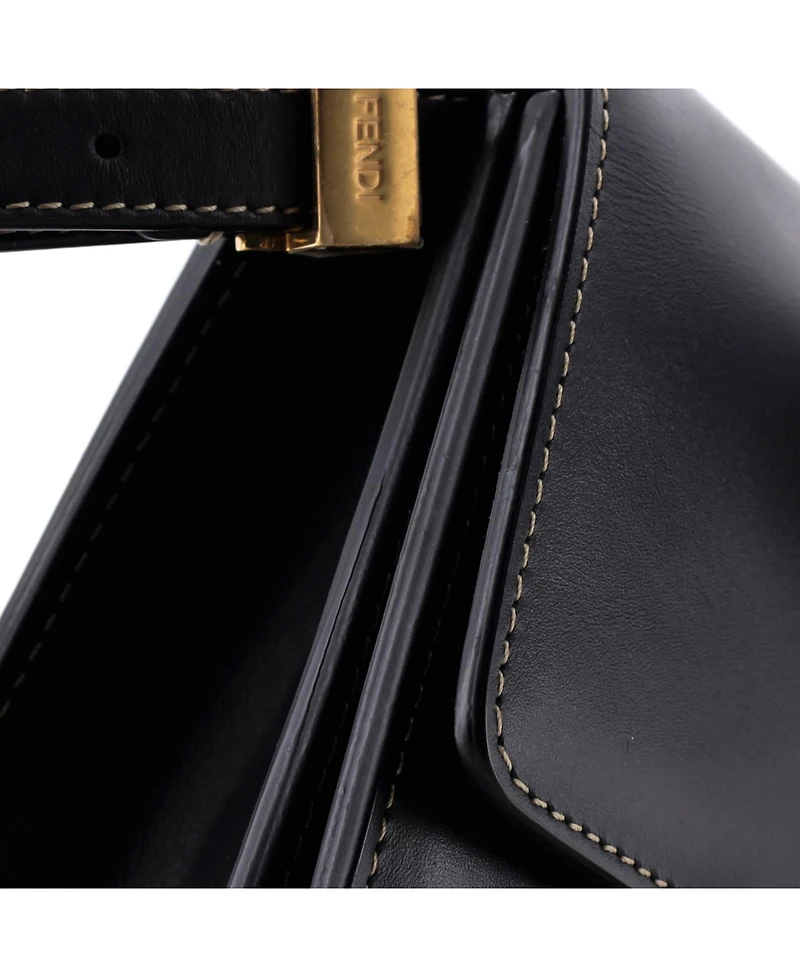 Pre-Owned Fendi Fab Shoulder Bag Leather