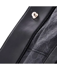 Pre-Owned Gucci Small Night Courrier Carry On Convertible Duffle Gg Coated Canvas with Applique