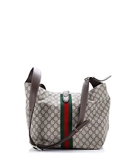 Pre-Owned Gucci Small Jackie 1961 Soft Shoulder Bag Gg Coated Canvas
