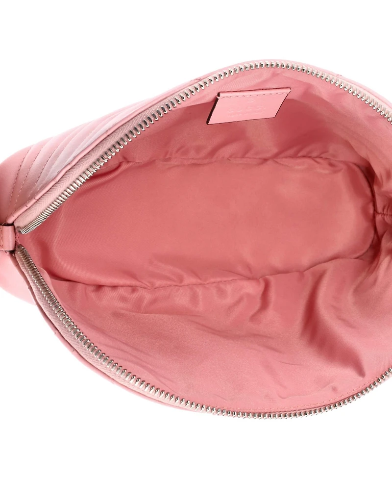 Pre-Owned Gucci Large Gg Marmont Cosmetic Case Matelasse Leather