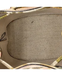 Pre-Owned Gucci Mini Ophidia Bucket Bag Water Flora Gg Coated Canvas