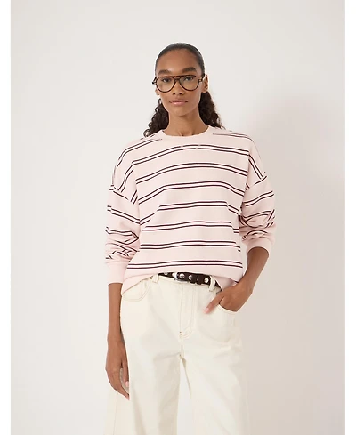 Hush Women's Luca Stripe Heavyweight Sweatshirt
